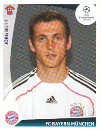 Jorg Butt Bayern Munchen samolepka UEFA Champions League 2009/10 #6